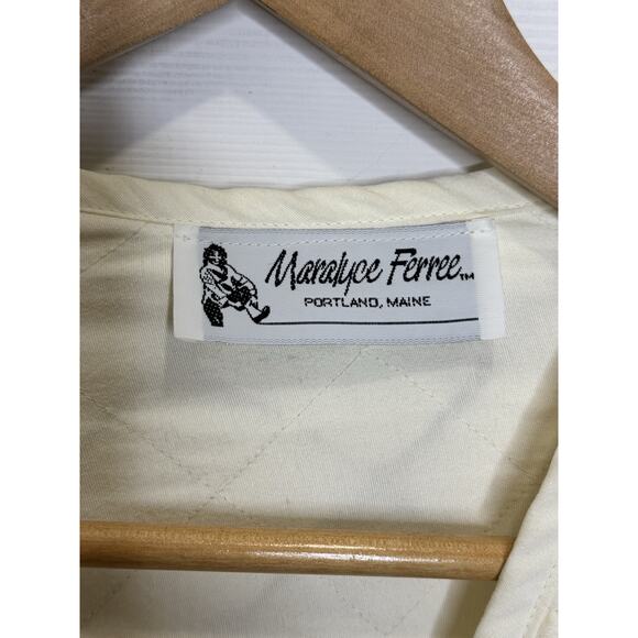 Maralyce Ferree of Maine Off White Shag Coat Oversized Lagenlook Open Front O/S - Picture 5 of 9